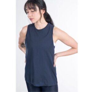 DYI The Go To Tank Navy Blue Tank Top L